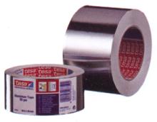 00* - nastro adesivo "tesa" in alluminio resistenza alla temperatura 40 e +160 gradi C. mm.50 x 25 m. spessore mm.