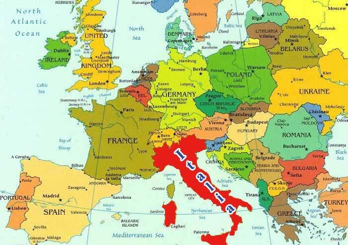 L Italia rimane dietro rispetto agli altri paesi europei,