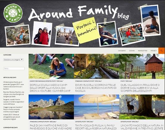 Around family Il Magazine blog Aroundfamilyblog.it Il blog-magazine dedicato alle ispirazioni di viaggio.