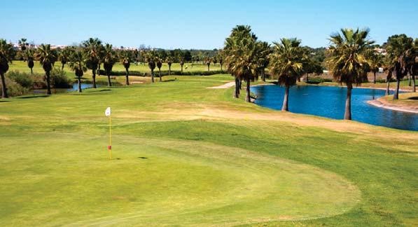 Il campo da golf Alamos è uno dei nuovi percorsi in Algarve. Il principale fattore è rappresentato dai suoi green di grandi dimensioni.