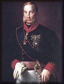 Nel 1825 Ferdinando I morì lasciando il regno al secondogenito Francesco I (Napoli, 19 agosto 1777-8 novembre 1830), incoronato Re delle Due Sicilie nel 1825.