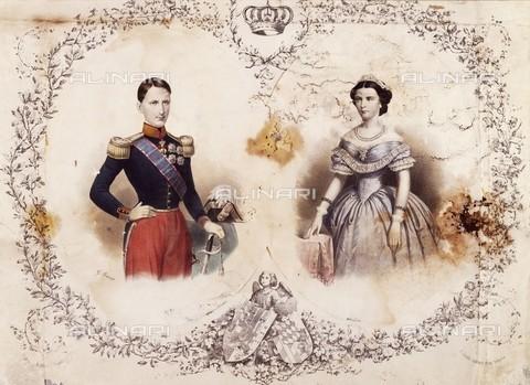 Nata il 4 ottobre 1841 a Baviera nel 1848 fu promessa in sposa a soli 17 anni a Francesco, erede al trono delle due