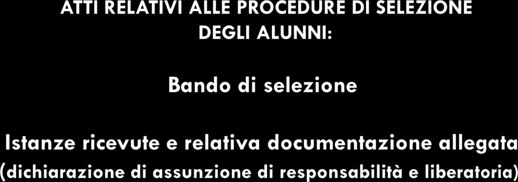 Documentazione agli atti della