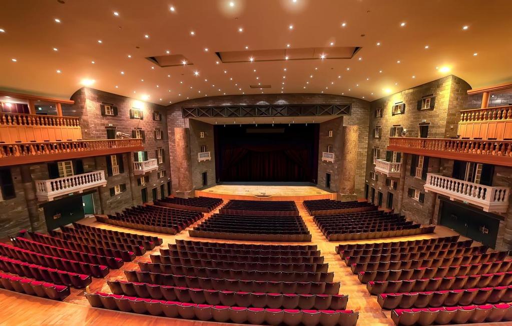 LA RICOSTRUZIONE Fu solo tra gli anni 80 e i primi anni 90 che il Teatro venne ricostruito con un progetto innovativo degno del suo nome, un progetto che