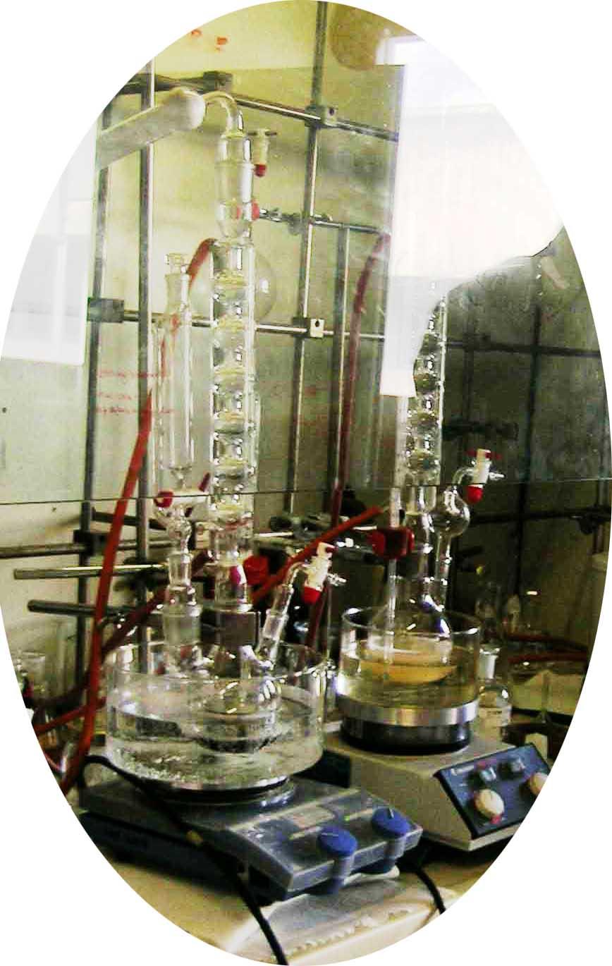 MESCOLAMENTO DEI REAGENTI I reagenti vanno mescolati in soluzione, in un pallone, munito di piastra magnetica riscaldante.