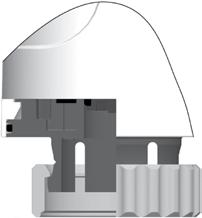 IMI TA / Attuatori / EMO T Campo di lavoro EMO T é progettato per adattarsi a tutte le valvole IMI TA/IMI Heimeier ed ai collettori per riscaldamento a pavimento dotati di attacco all attuatore da