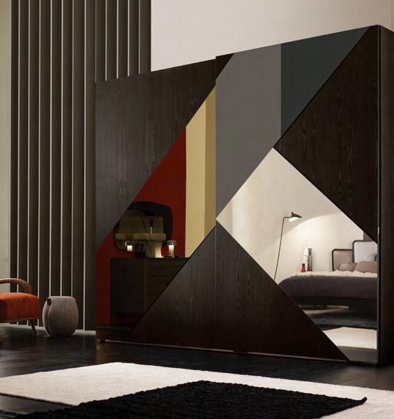 e specchiera / Bed, top and mirror finish: CHINOTTO