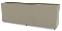 44 MOBILI / FURNITURE MOBILI / FURNITURE 45 LUNA BUFFET Disegno Riccardo Lucatello cm 221 x 50 x 77 h.