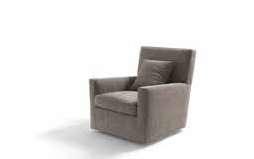 Jackie Armchair W74 x D85 x H72 cm Jackie Small Armchair W58 x D65 x H78 cm ARMCHAIR SMALL ARMCHAIR CHAIR ESTHER ARMCHAIR / pag: 108, 104 JACKIE SMALL SOFA Poltroncina e pouff con profilo nello