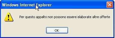 Criterio di ricerca Stato valorizzato con la dicitura Appalti chiusi.