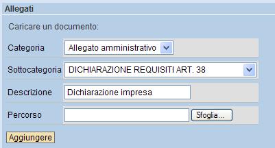 classificazione con scomparsa del messaggio informativo