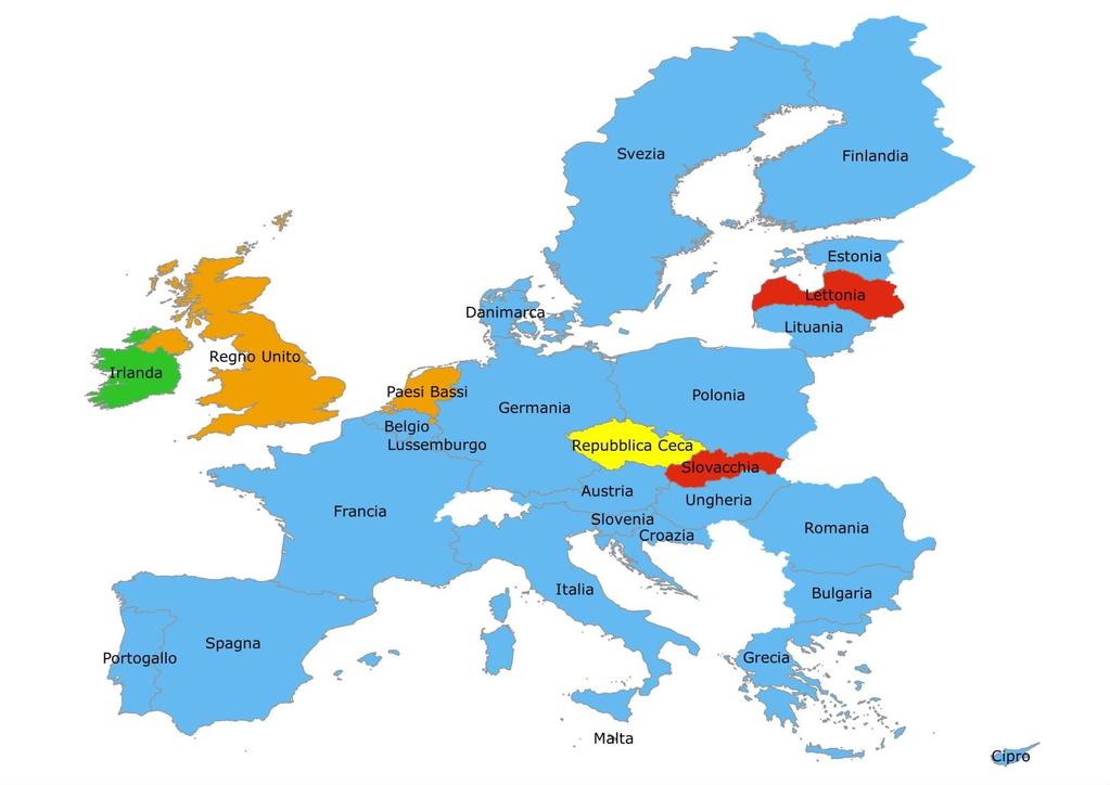 SISTEMI DI VOTO IN ITALIA E IN EUROPA 7 La mappa delle date di voto e il numero di seggi pre Brexit Regno Unito Paesi Bassi Danimarca Svezia Giorni di votazione 73 seggi 26 seggi 13 seggi 20 seggi 23