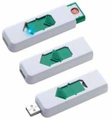 Accendino antivento ricaricabile tramite USB Area