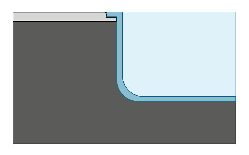 INSTALLAZIONE 2. INSTALLAZIONE DEL TOP LAVELLI Lavelli a filo Per l installazione dei lavelli a filo con la lastra ITOPKER, il ribassamento massimo non deve superare i 6 mm.