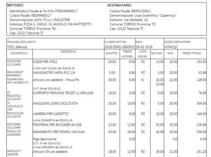 L ERP controlla che il file abbia