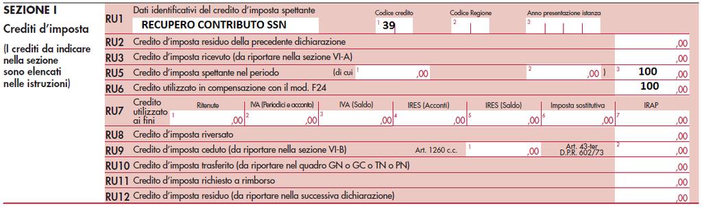 C4 C5 Credito d imposta per l acquisto di beni strumentali nuovi (art. 1, commi da 98 a 108, L. 208/2015). Credito d imposta per l acquisto di strumentali musicali (art.