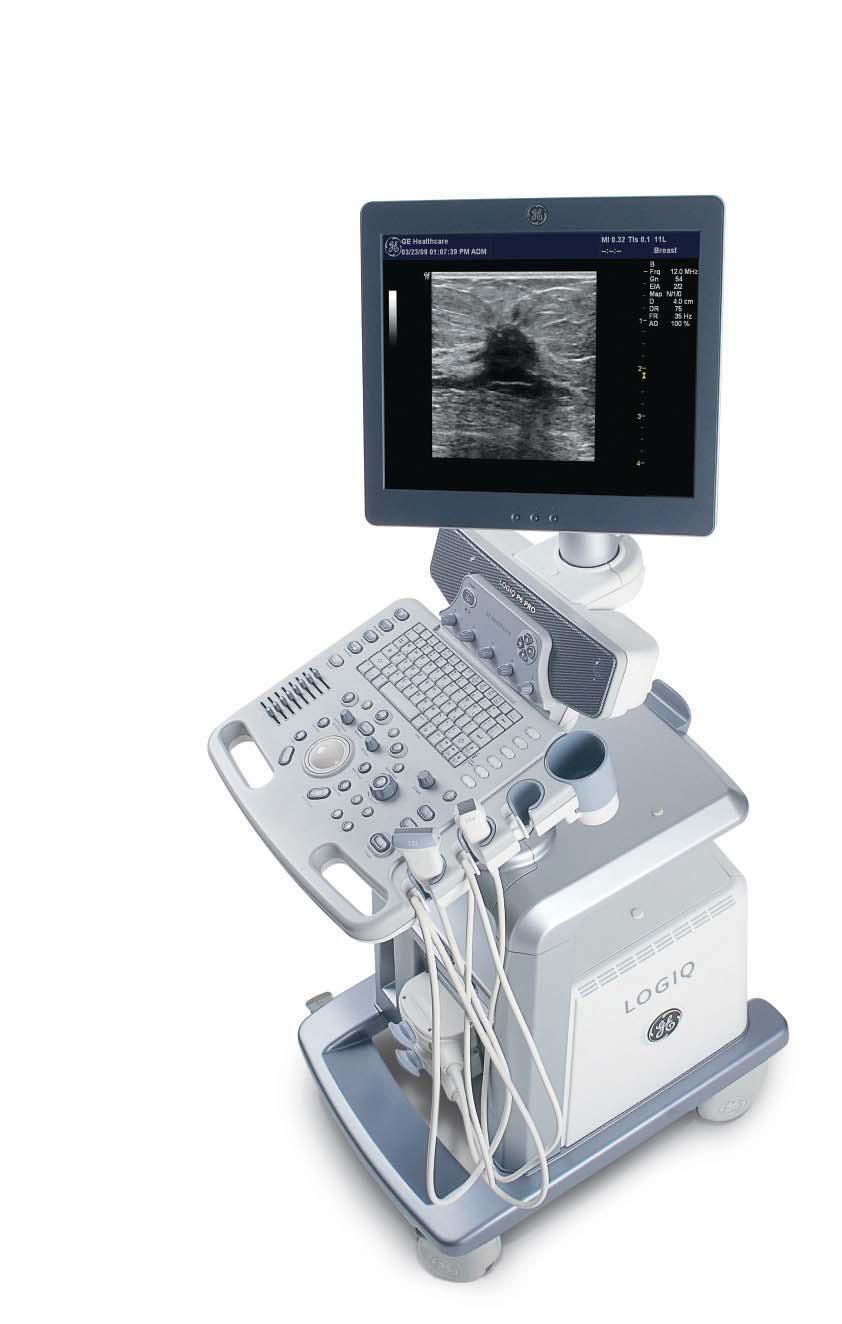 promessi Funzionalità in condivisione complete - La vasta gamma di sonde e avanzate funzionalità cardiache, come Tissue Velocity Imaging, rendono LOGIQ P6 Pro un sistema ad ultrasuoni realmente