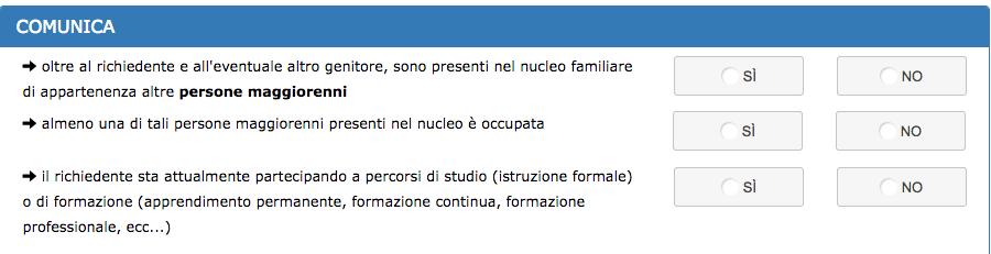 ATTENZIONE: confermare i dati e proseguire per salvare le informazioni inserite. Potresti perdere le informazioni inserite se non le hai salvate con l'apposito pulsante.