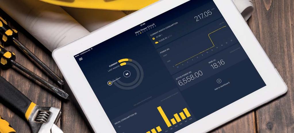 ssaggio magnetica o per barra DIN. Dispone di memoria di backup per la registrazione dei dati energetici anche in assenza di connessione wi-fi stabile.