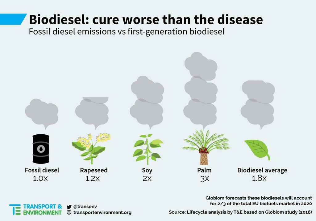 Misure ILUC (indirect land use change) limita la quota di biocarburanti da colture su terreni agricoli che può essere conteggiata ai fini degli obiettivi di energia rinnovabile del 2020 al 7% fissa