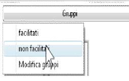 cartella personale) Il pulsante Gruppi modifica gruppi permette di organizzare in gruppi le diapositive.