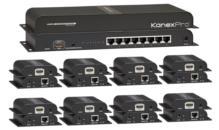 KNX SPHDCAT1X8 (SP-HDCAT1X8) Distributore/extender 1x8 su cavo CAT5/6 fino a 120 mt, compat. HDCP 1.4 fino a 1080p@60Hz. RX compresi ed IR kit 1.312,00 KNX SPHD201X24K (SPHD201X24K) Splitter HDMI 1:2.