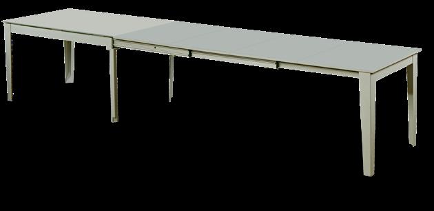 ZENIT Tavolo fisso, con piano in vetro temperato 12 mm, struttura