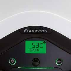 NUOS EVO + / Range di lavoro in pompa di calore con temperature dell aria da -5 a 42 C / Gas ecologico R134a consente di raggiungere temperature dell acqua fino a 62 C in pompa di calore /