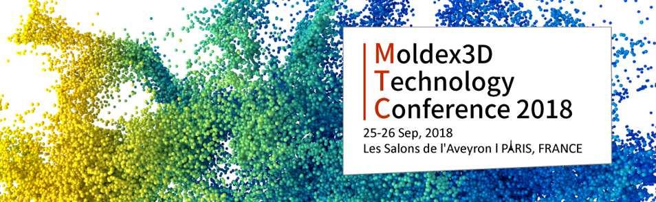 2018 MTC Moldex3d Technology Conference Il giorno 25 e 26 settembre 2018, presso Les Salons de l Aveyron a Parigi Francia, si terrà il Convegno Europeo organizzato da