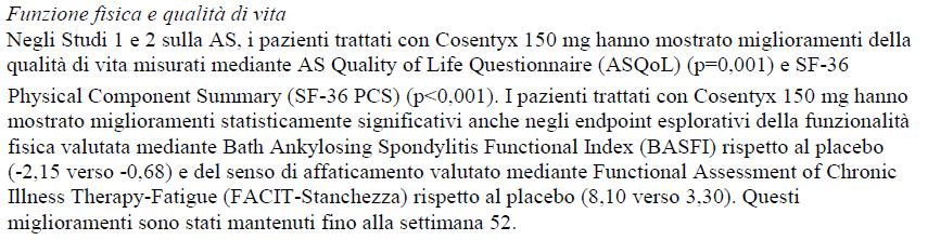 SPONDILITE ANCHILOSANTE OUTCOME