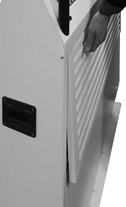 Se si constata la presenza di uno spesso strato di polvere, far pulire l'interno del dispositivo da un'impresa specializzata in refrigerazione e in condizionamento dell'aria o da Trotec. 5.