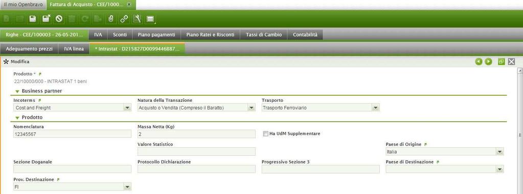 11 3.3 Nota di credito e nota di debito Qualora il tipo di documento che si intende creare sia uno dei seguenti: una nota di debito cliente una nota di debito fornitore una nota di credito cliente