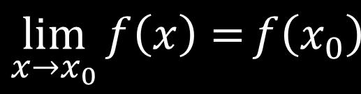 Diciamo che f(x) è continua in x 0 se 1. esistono, e sono finiti, i due limiti sinistro e destro 2.