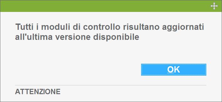 CON.TE IMPLEMENTAZIONI Implementazioni Software Programmi di utilità Verifica versioni software Come da precedenti rilasci, ricordiamo che l aggiornamento dei moduli di controllo, in caso di utilizzo