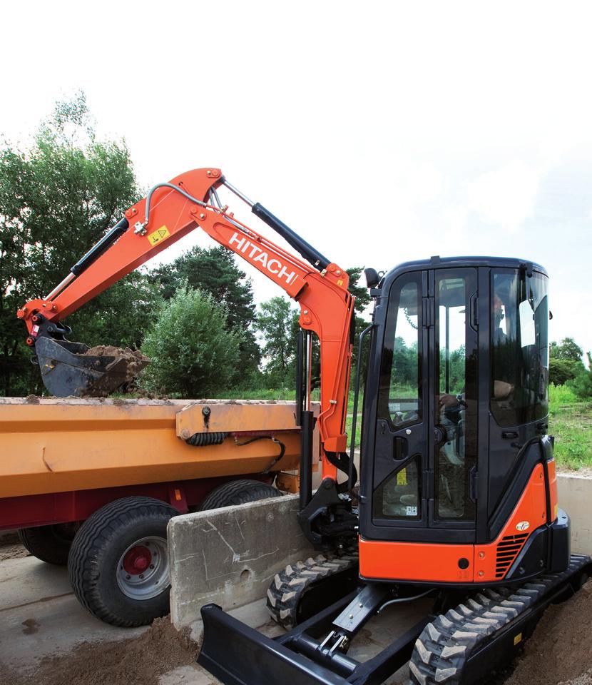 Serie ZAXIS-3 Versione con ridotto raggio di sterzata ESCAVATORE IDRAULICO Codice modello: ZX33U-3