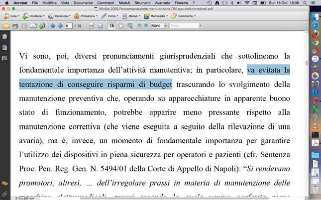 17664 ü Tutti i controlli indicati dal