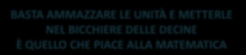 LA SECONDA SOLUZIONE PRIMA ERANO UNITÀ LE HO MESSE NELLE