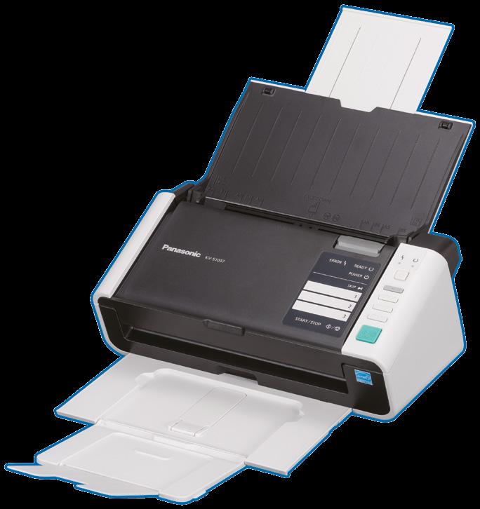 Gestione versatile dei documenti Unici nella loro categoria, i modelli della serie KV-S1037 supportano la scansione dei passaporti Inoltre possono gestire documenti di peso variabile da 20 a 431 gsm