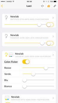 Newlab Go Al termine dell installazione l app verrà visualizzata all interno