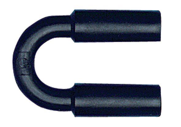 5 mm², 25 cm, blu 50059 Serie di 10 spine di sicurezza a ponte, nero Spinotti a