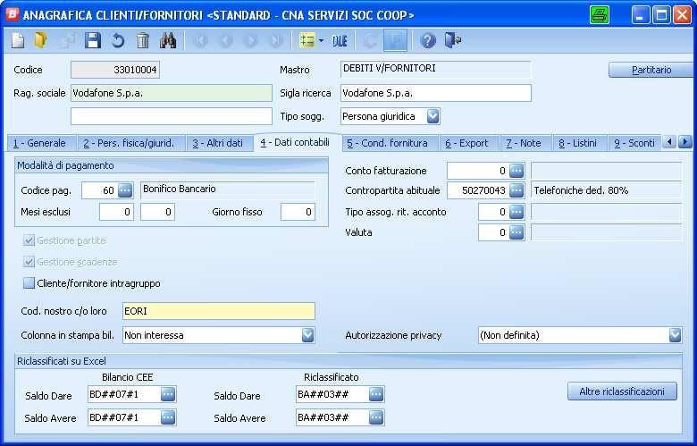 - Operazioni Preliminari 1.