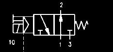 linea 3/2 NA 1300 2,5 10-344-E15-02 in linea 3/2 NA 1300-0,9 10 2,5 10 Elettrovalvola 3/2 vie da,