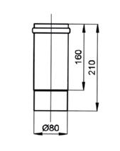 art. 10128 Manicotto telescopico DN 80