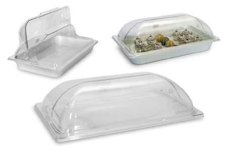 Gastronorm COPERCHIO CONTENITORE POLICARBONATO APRIBILE GN1/1 POLYCARBONATE