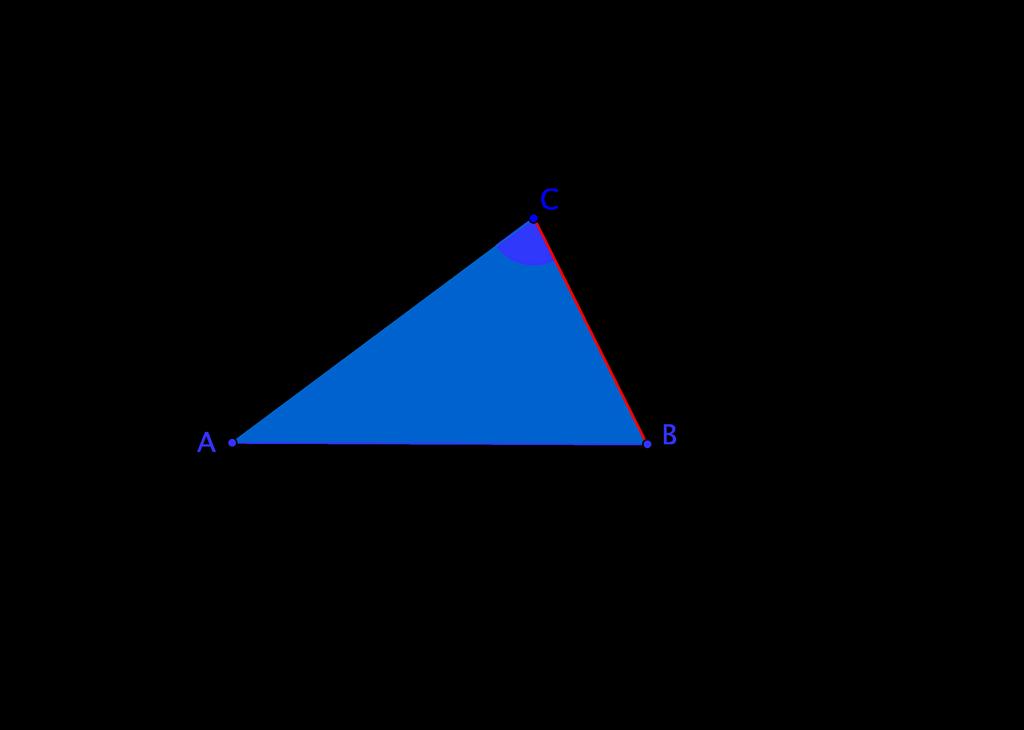 I triangoli oppure possono essere adiacenti L angolo Ĉ è