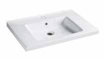 Consolle Trendy cm 61 monoforo sospesa o da appoggio cod. TR 061 - kg. 20,00 Wall-hung or over-counter one-hole consolle 61 cm Trendy cod. TR 061 - kg. 20,00 1 610 400 50Ø 340 145 110 175 225 45 285 cod.