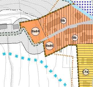 Piano di Assetto del Territorio (PAT) Destinazione d uso Ambito di sviluppo insediativo DATI DELL INTERVENTO AMMESSO Previsione del Piano degli Interventi (PI) (ZTO) Bs-05 Volume (mc.) 800 mc.