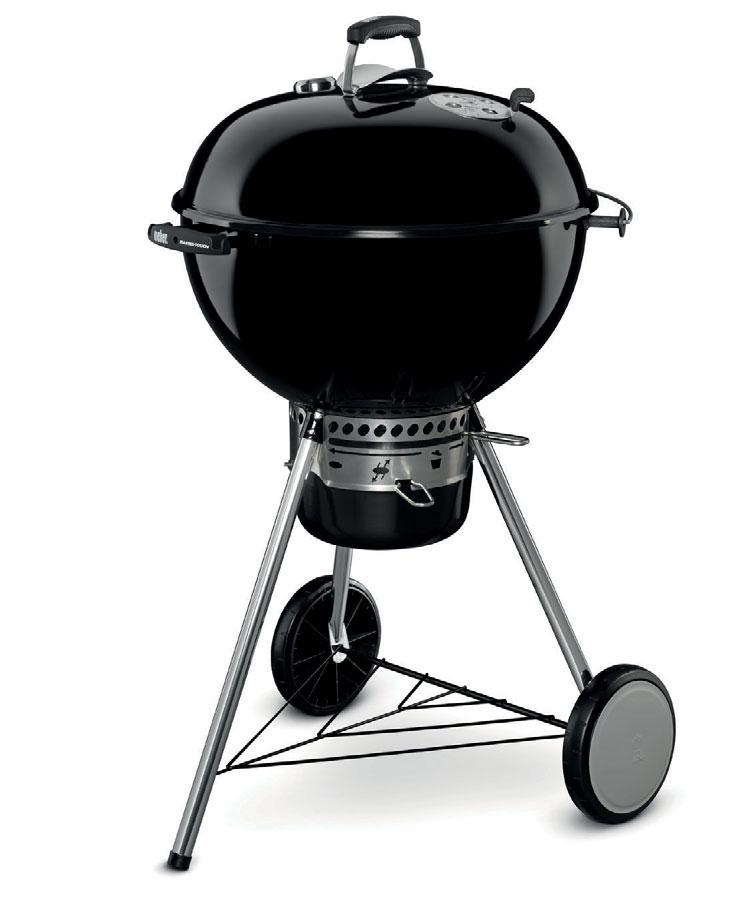 4 Weber, il barbecue in versione originale Telo copertura incluso + 130 bollini + 129,00 BARBECUE Master-Touch ø 57 cm black GBS Barbecue a carbonella con griglia di cottura GBS Cambia il