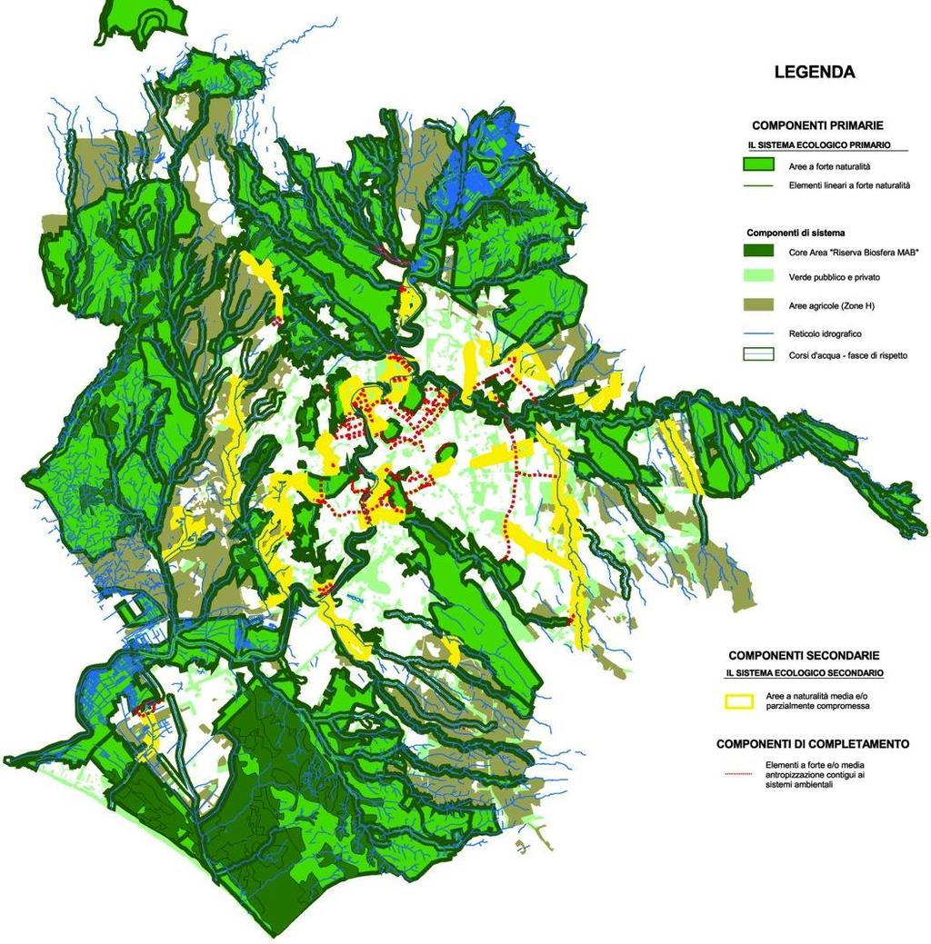 ROMA La rete ecologica del PRG costituisce la struttura strategica