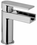 45..211WFPFR Miscelatore monoforo lavabo con piletta clic-clac 1 1/4 Single lever basin mixer with 1 1/4 clic clac waste Mitigeur lavabo avec vidage clic clac 1 1/4 Mezclador monomando lavabo,